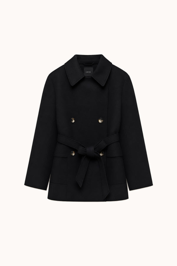 Black jacket with pointed collar Baroc Boutique