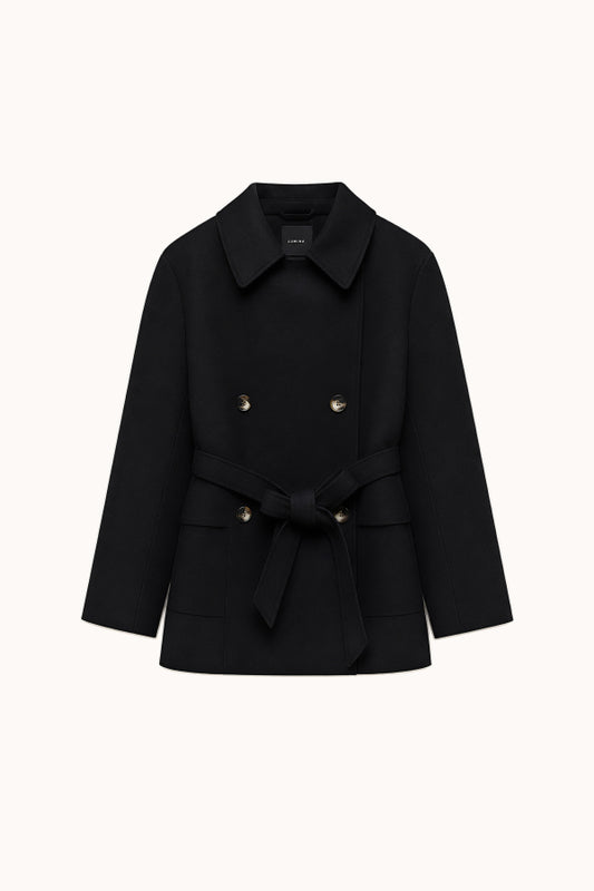 Black jacket with pointed collar Baroc Boutique