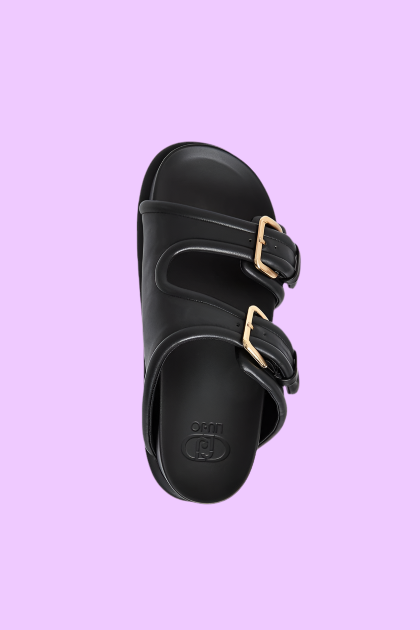 Black Loren sandal Baroc Boutique