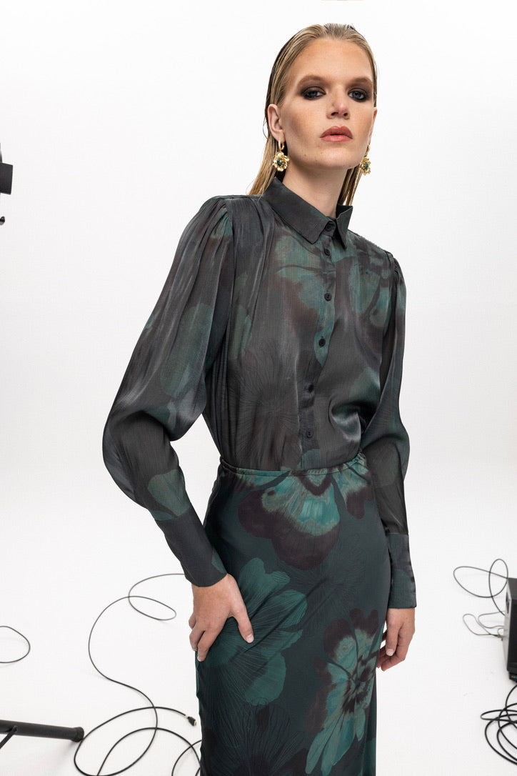 Bloom Organza Shirt Baroc Boutique