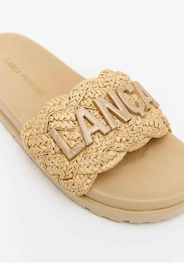 Braided strap slide Baroc Boutique