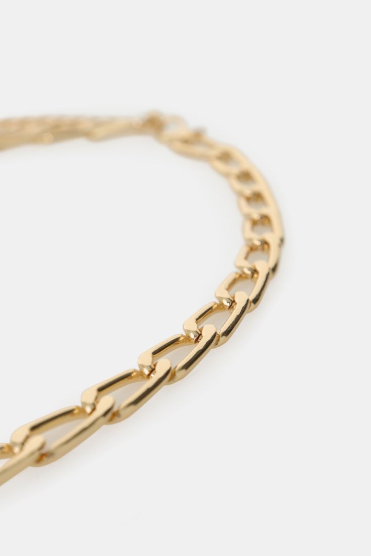 Chain necklace with large adjustable links and clasp Baroc Boutique