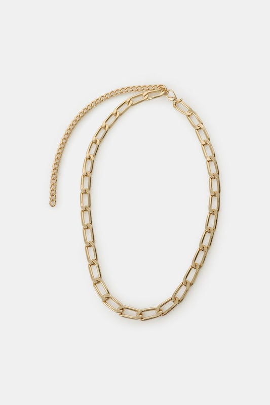 Chain necklace with large adjustable links and clasp Baroc Boutique