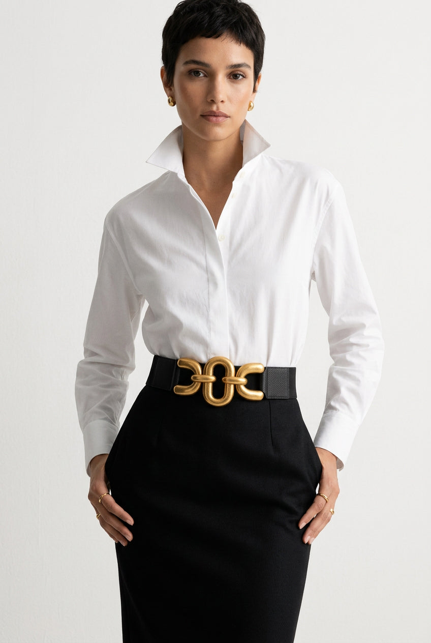 Chunky chain statement belt Baroc Boutique