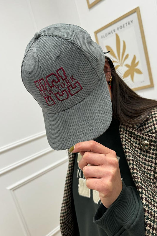 Corduroy baseball cap Baroc Boutique