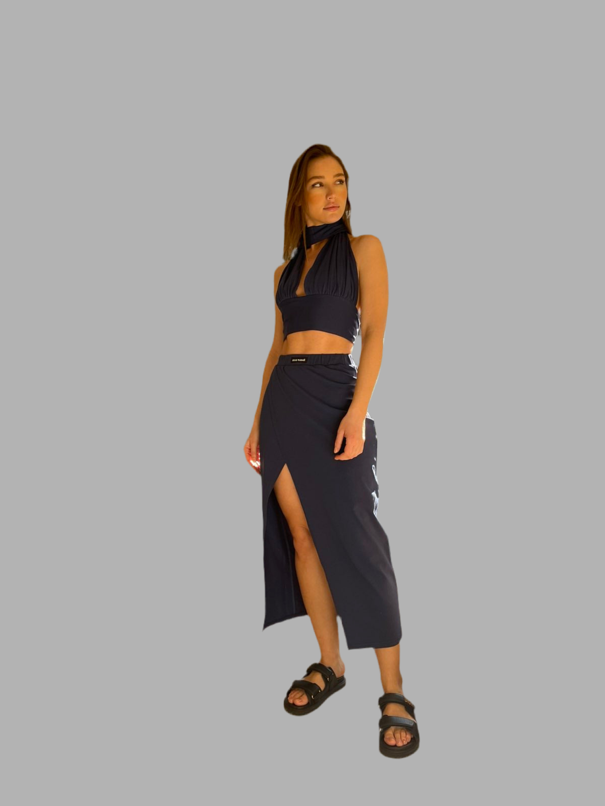 Cotton crop top Baroc Boutique