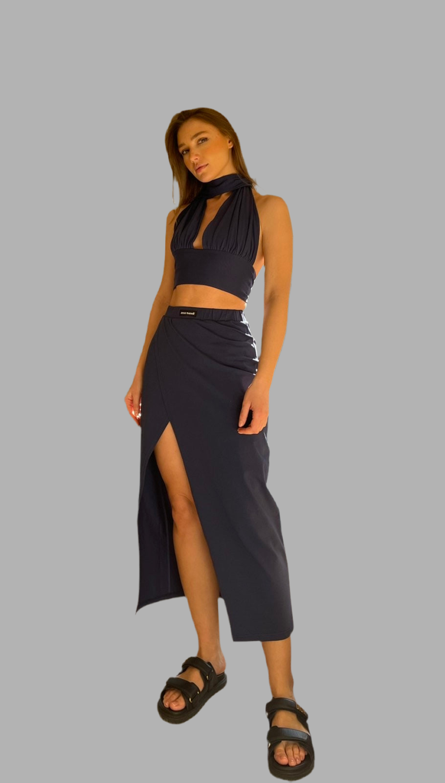 Cotton crop top Baroc Boutique