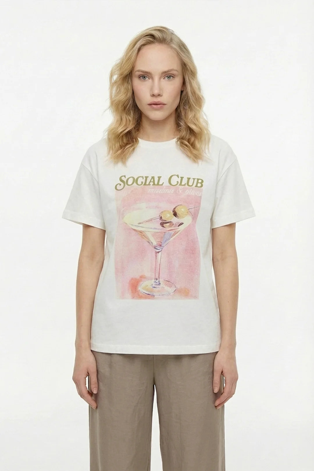 Cram T-shirt with cocktail Baroc Boutique