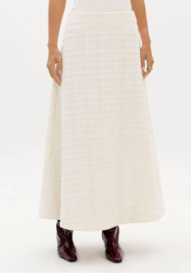Cream tweed long-sleeve jacket Baroc Boutique