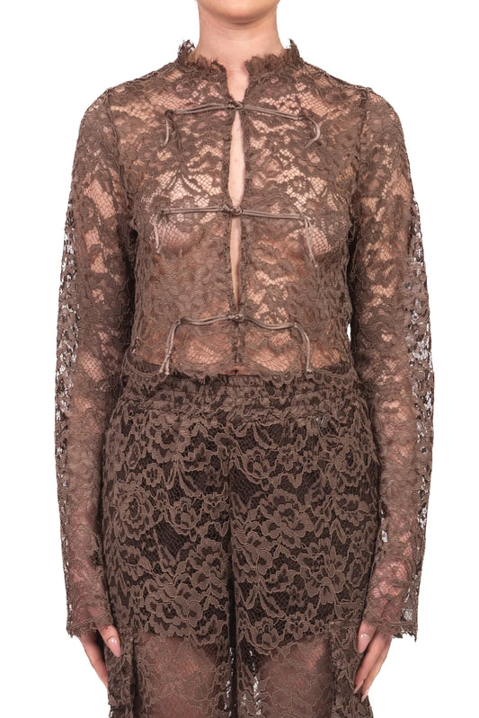 Crop lace jacket Baroc Boutique