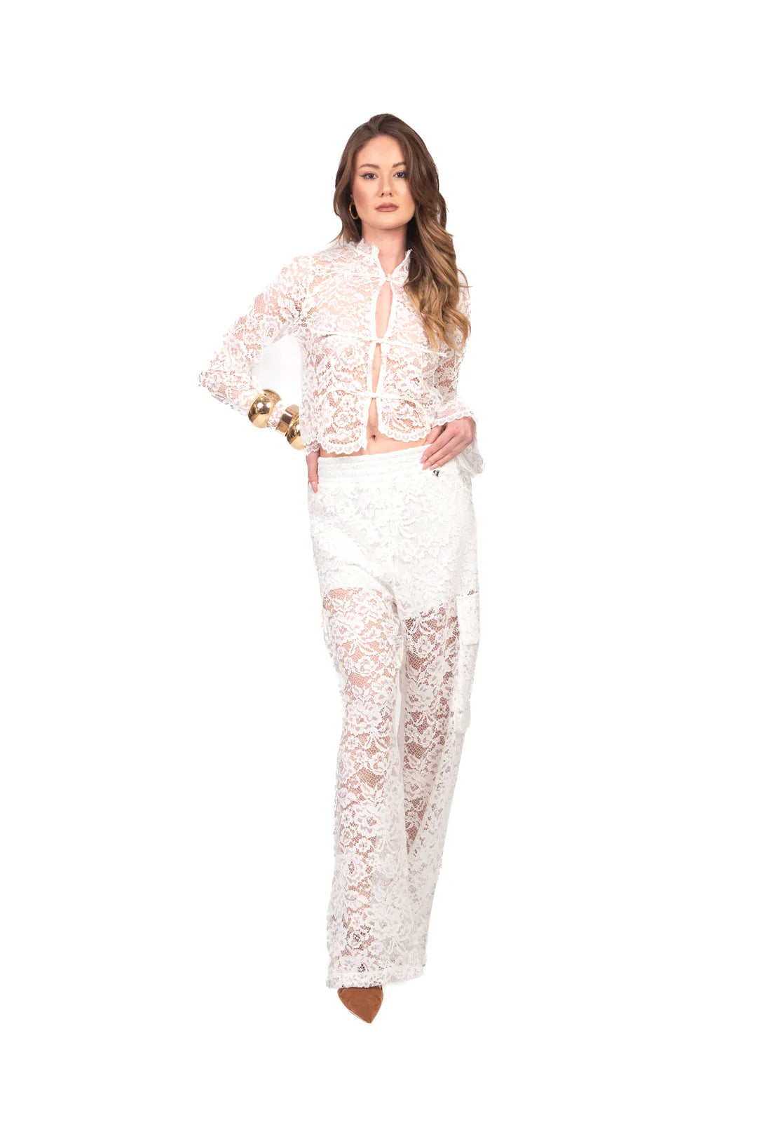 Crop lace jacket Baroc Boutique