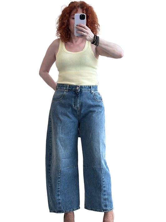 Denim barrel pants Baroc Boutique