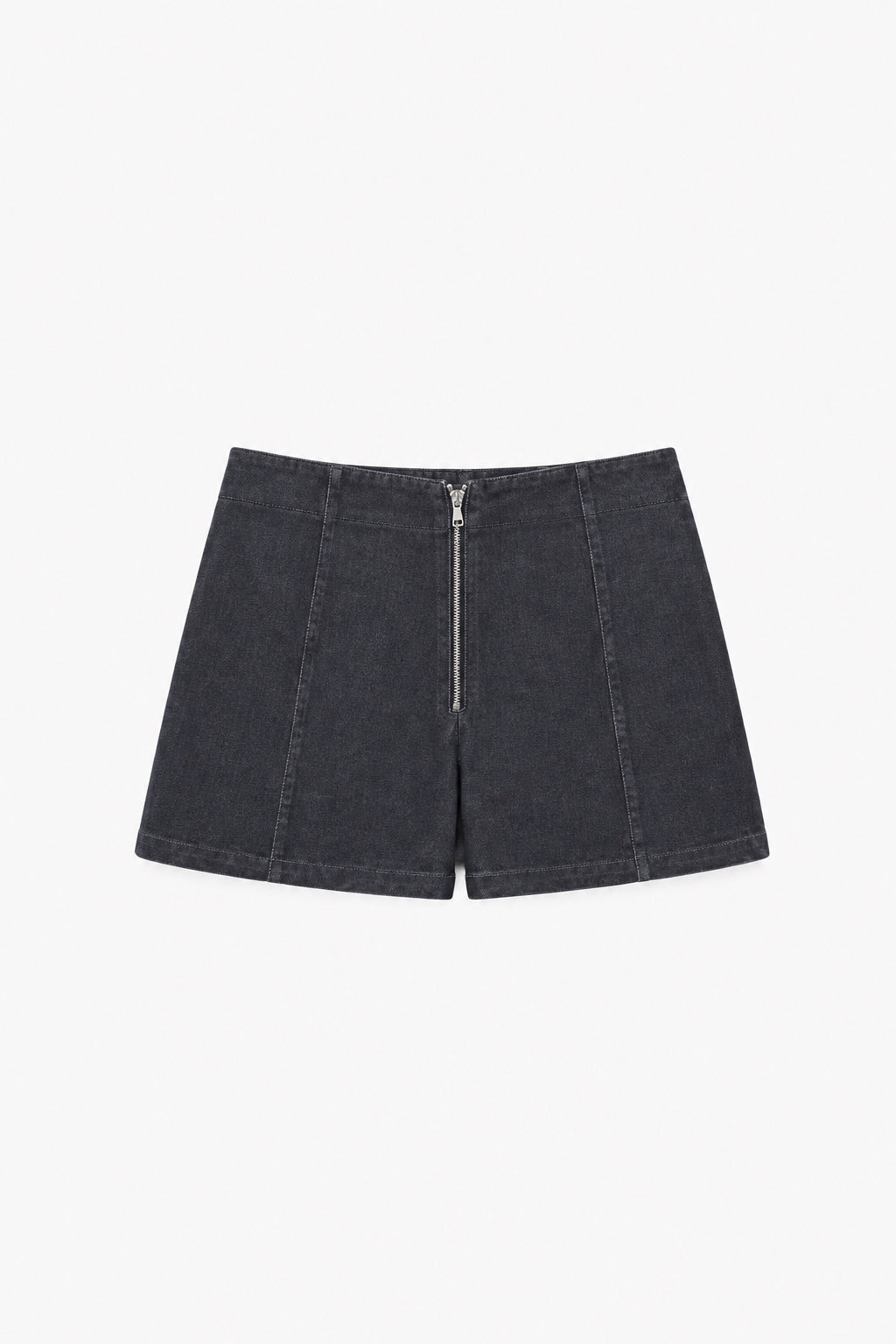Denim mini skort with buttons Baroc Boutique
