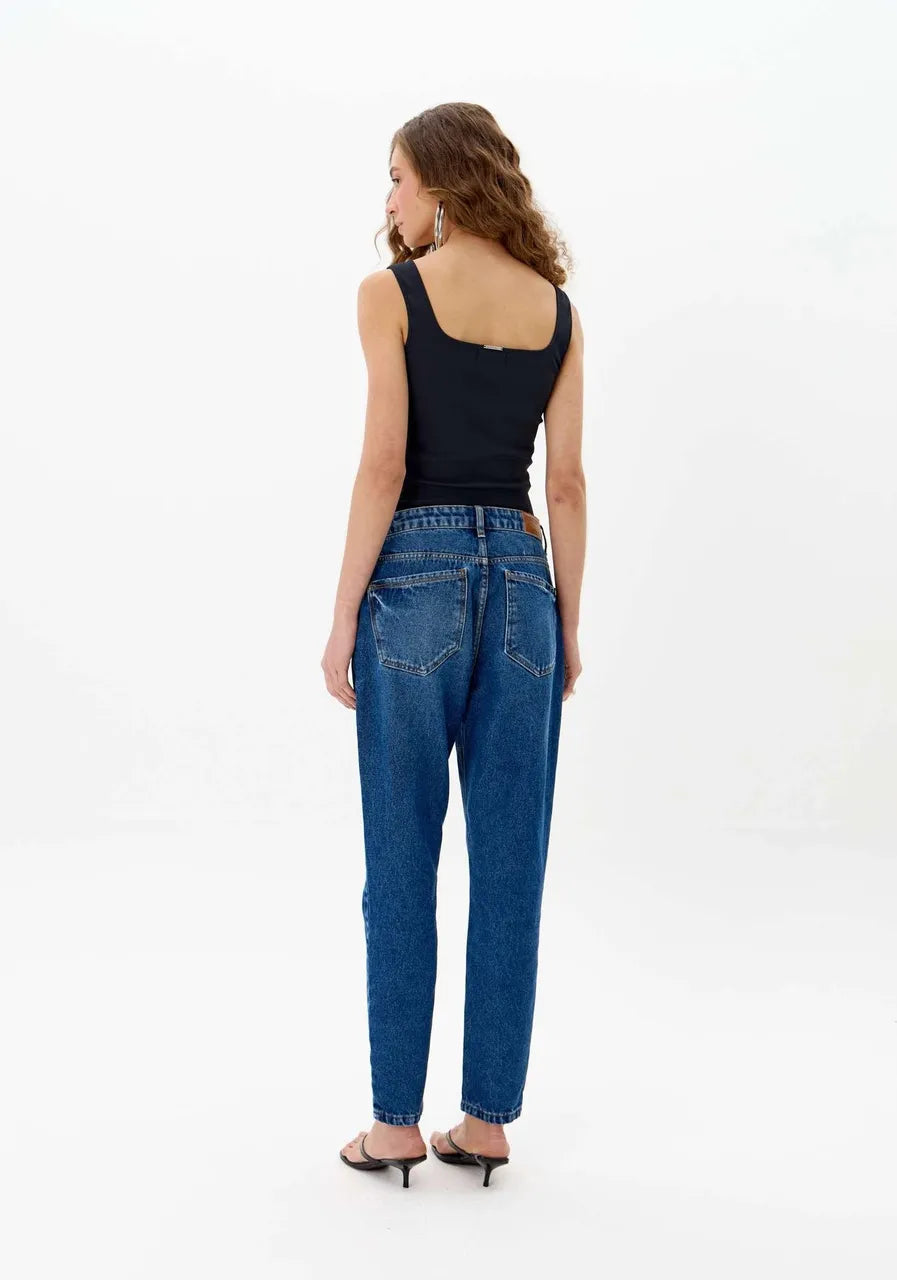 Denim stretch pants Baroc Boutique