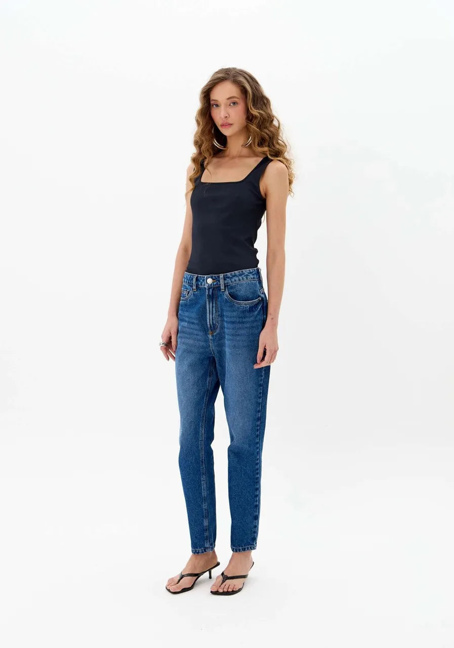 Denim stretch pants Baroc Boutique
