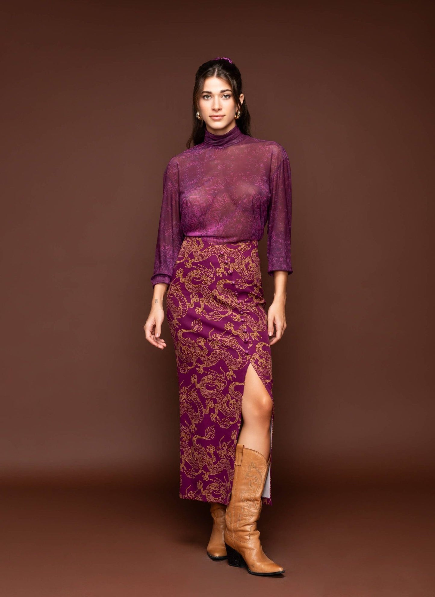 Dragini maxi skirt Baroc Boutique