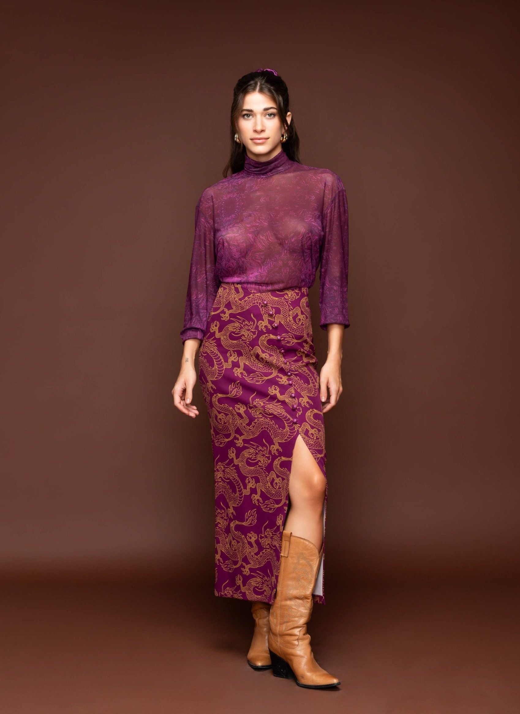 Dragini maxi skirt Baroc Boutique