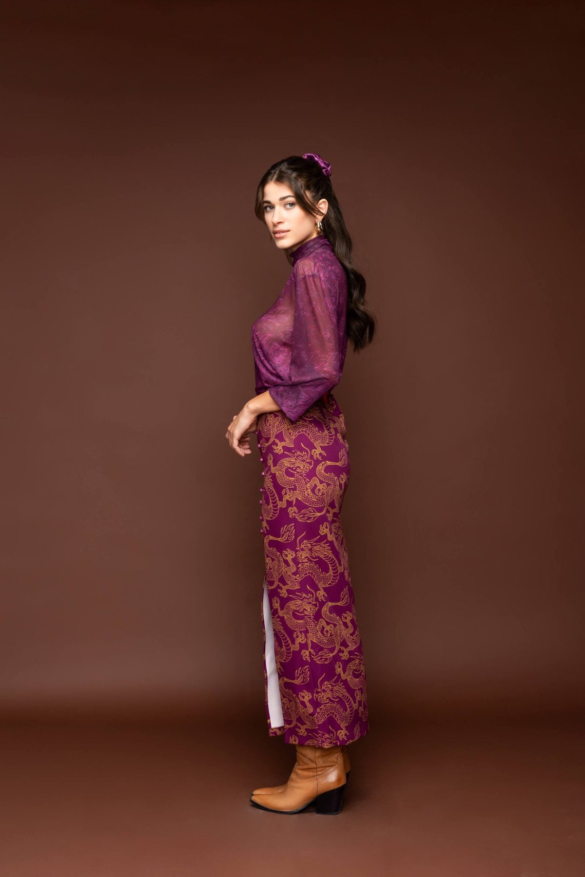 Dragini maxi skirt Baroc Boutique