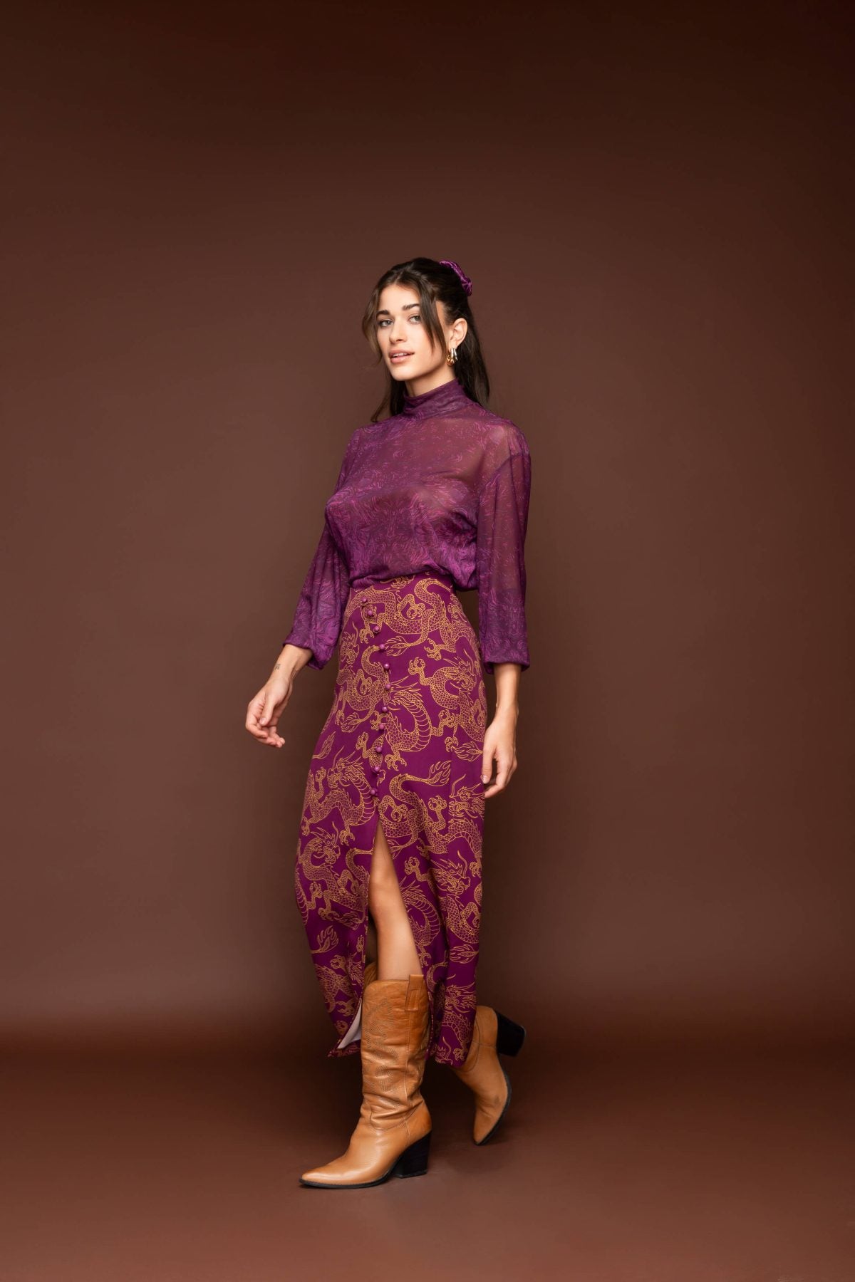 Dragini maxi skirt Baroc Boutique