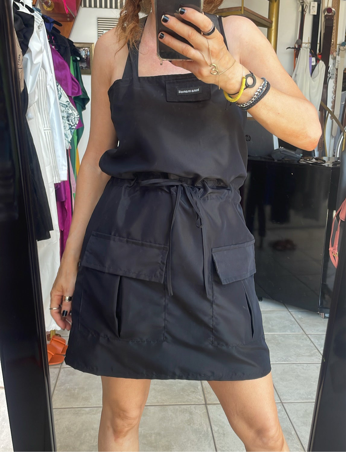 Dress Inna Manoli taffeta dress Baroc Boutique