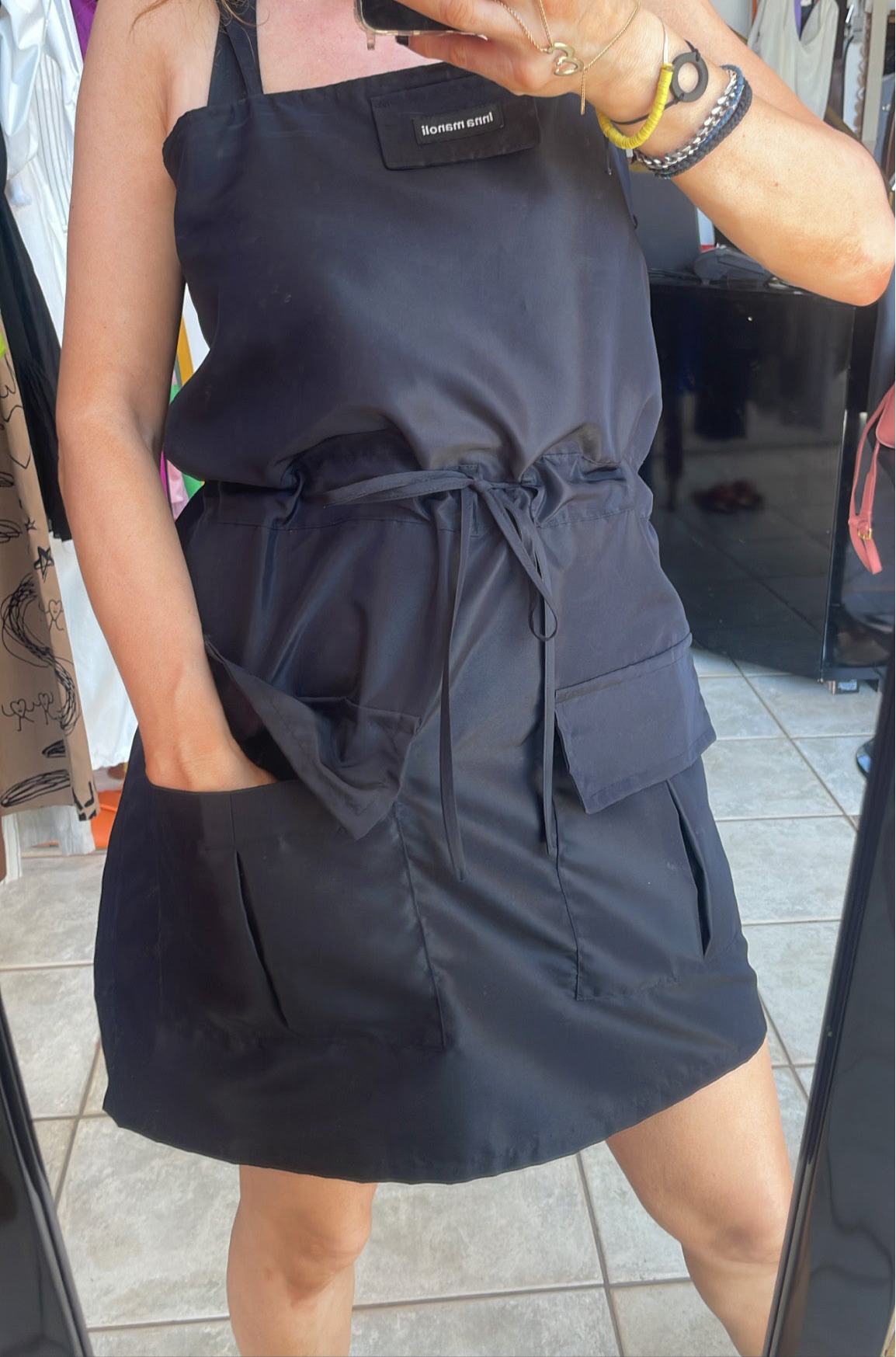 Dress Inna Manoli taffeta dress Baroc Boutique