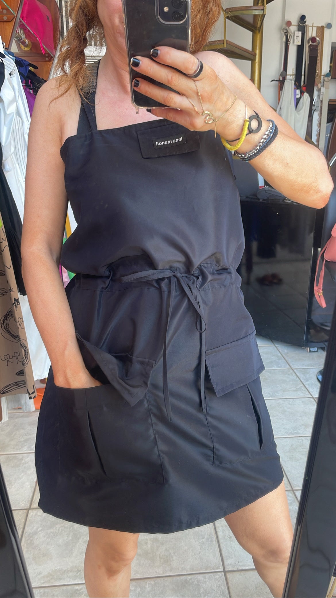 Dress Inna Manoli taffeta dress Baroc Boutique