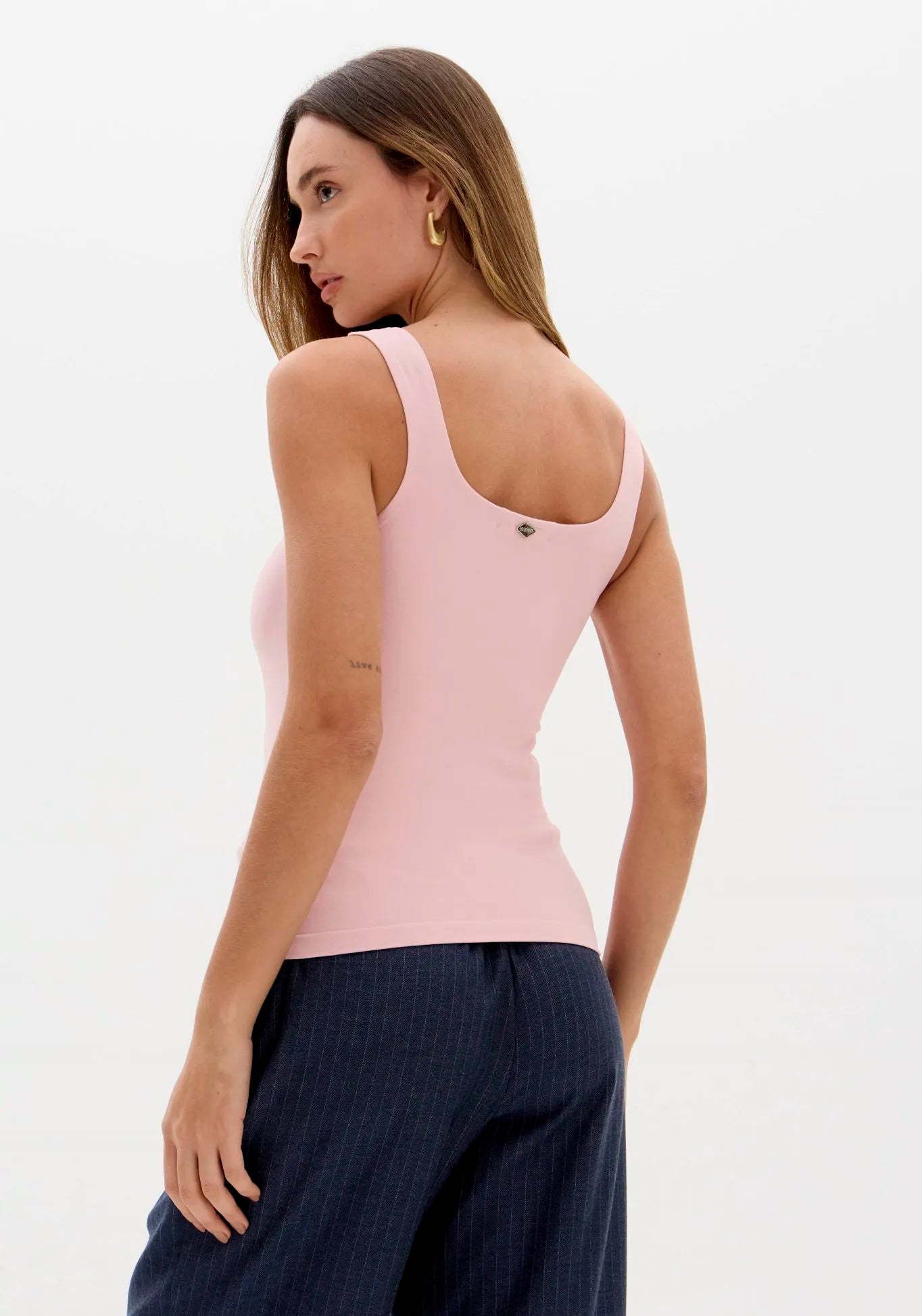Easy seamless square neck tank top Baroc Boutique