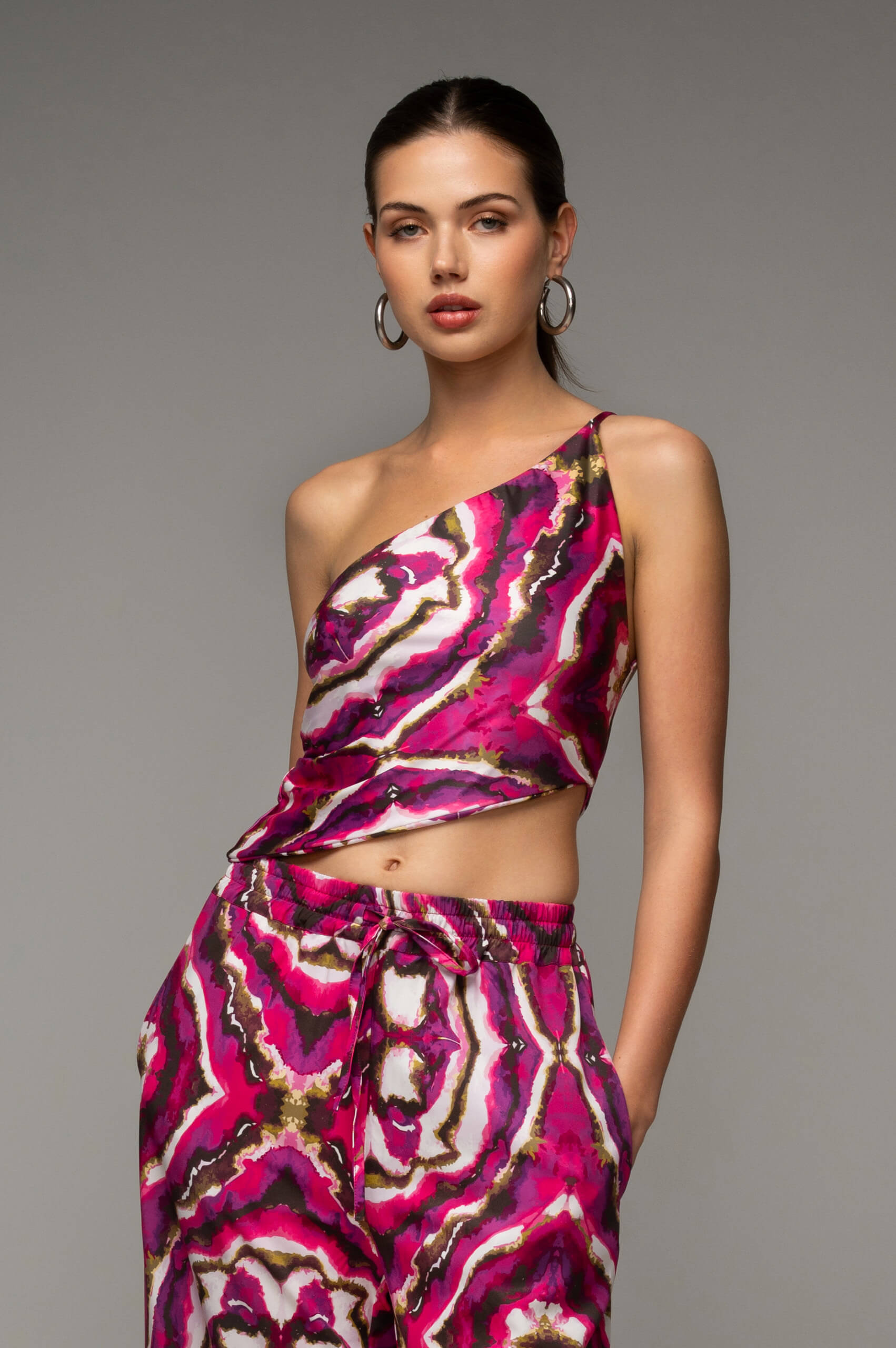 Ekstasis one shoulder top Baroc Boutique