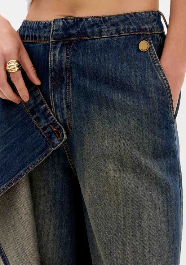 Envelope rap mid-rise jeans Baroc Boutique