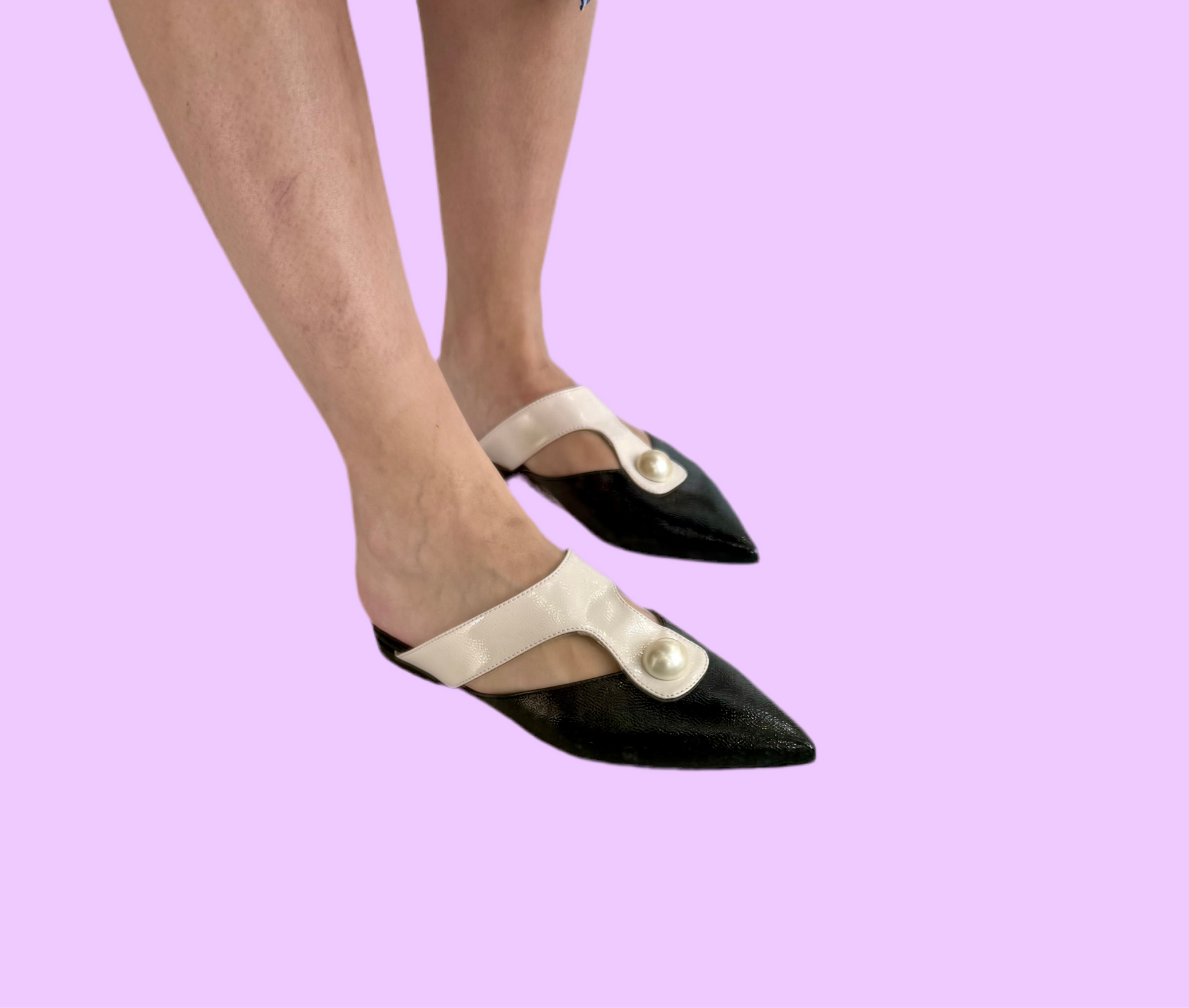 Flat pointy mules Baroc Boutique