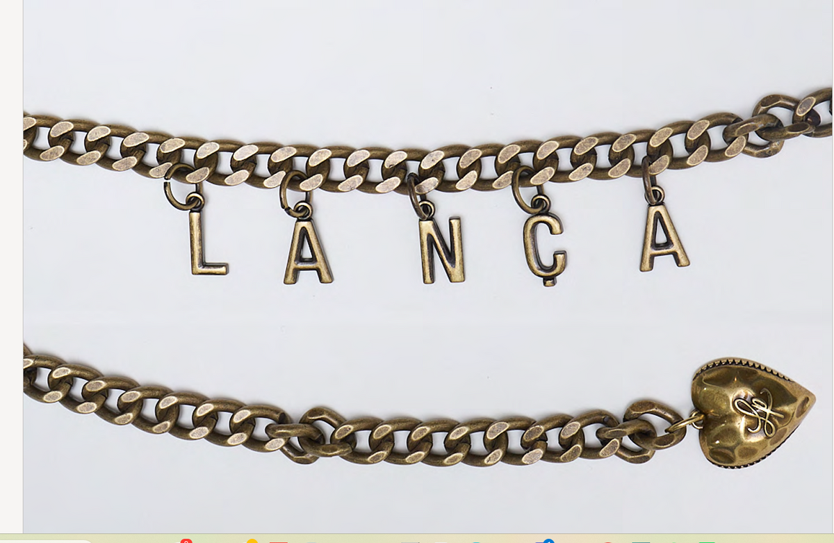 Gold chain metal belt Baroc Boutique