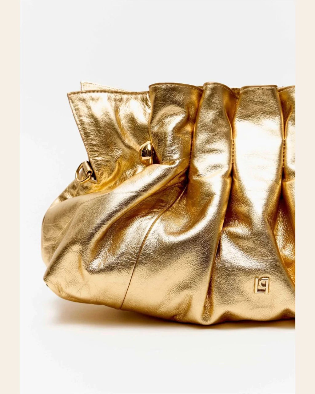 Metallic gold clutch bag Baroc Boutique Gold