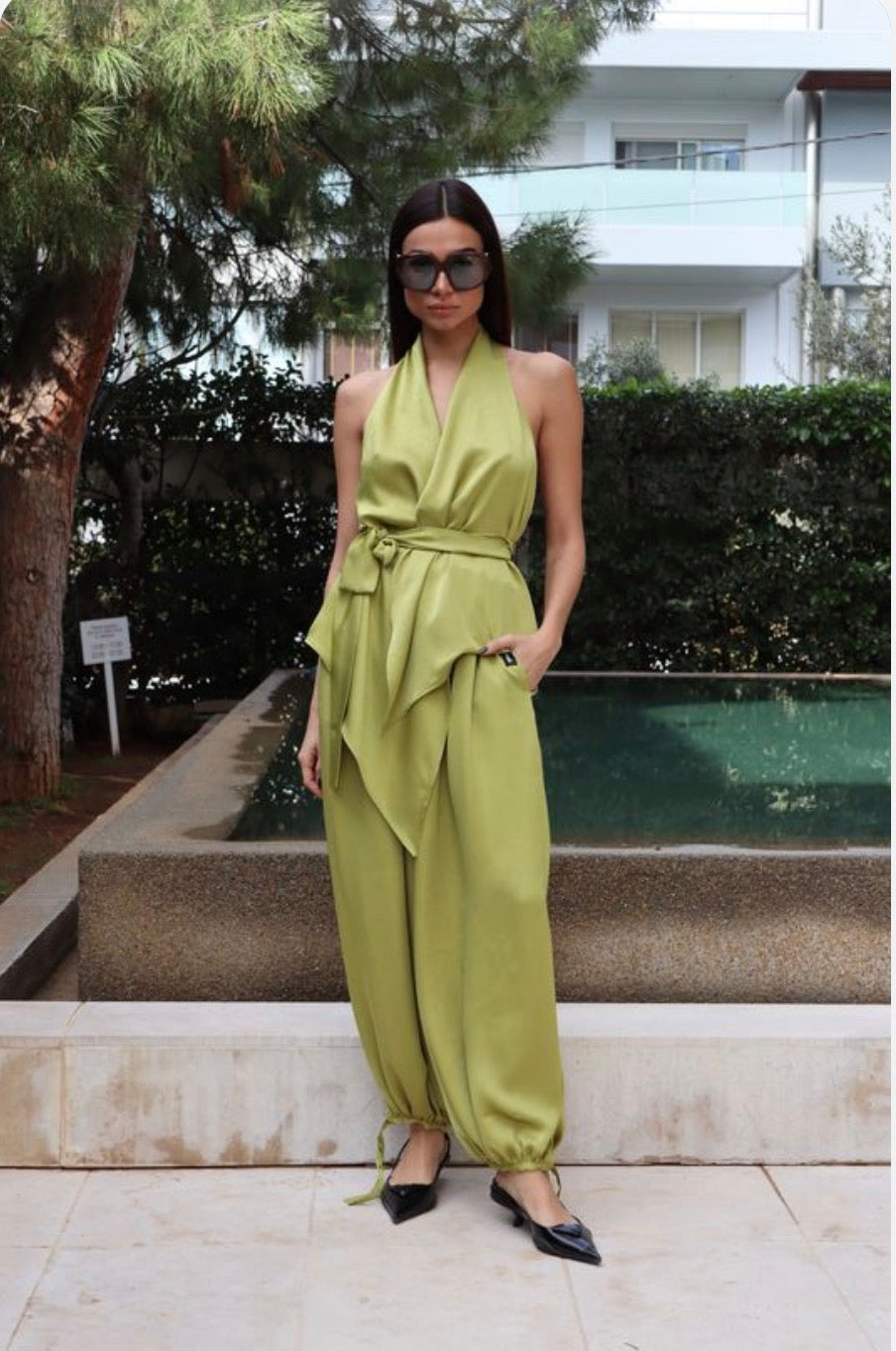 Halter neck long top Baroc Boutique