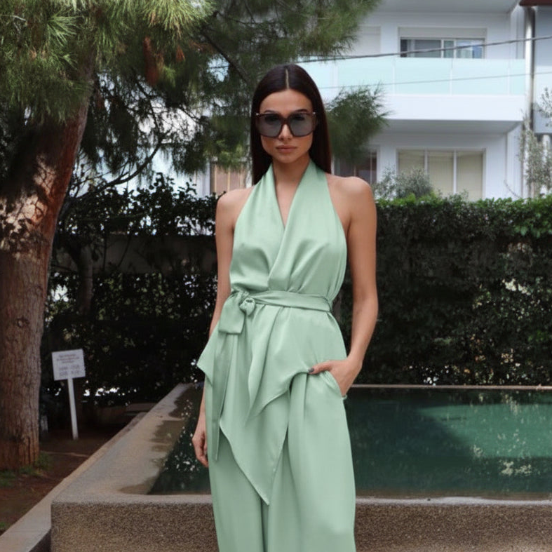 Halter neck long top Baroc Boutique