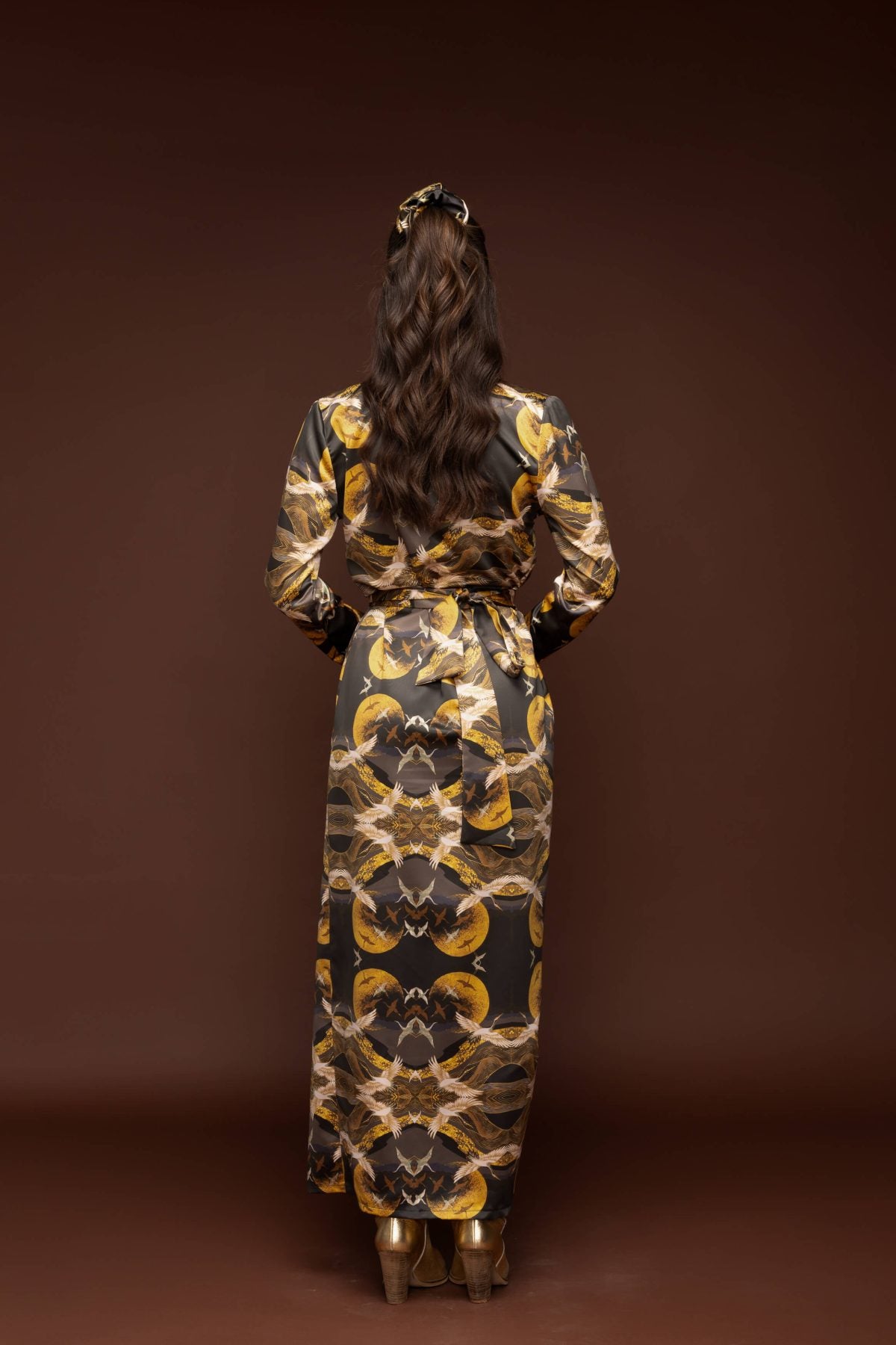 Hana maxi wrap dress Baroc Boutique