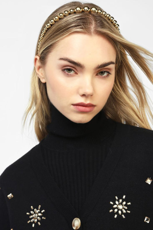 Headband with decorative beads Baroc Boutique