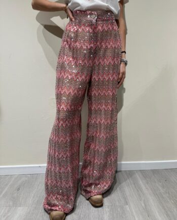 High waist sequin trouser Baroc Boutique