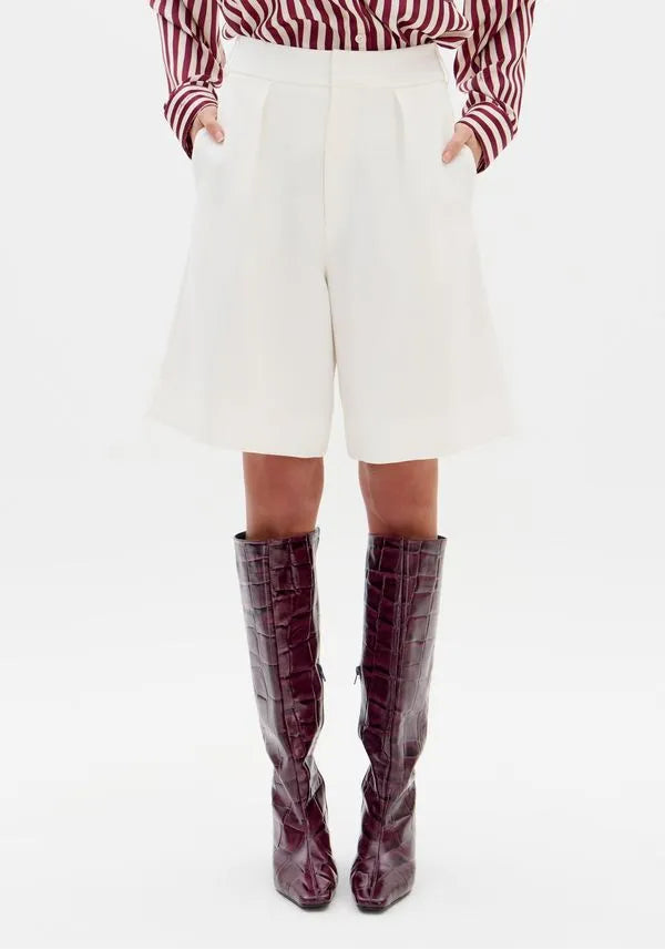 High waist tailored bermuda short Baroc Boutique