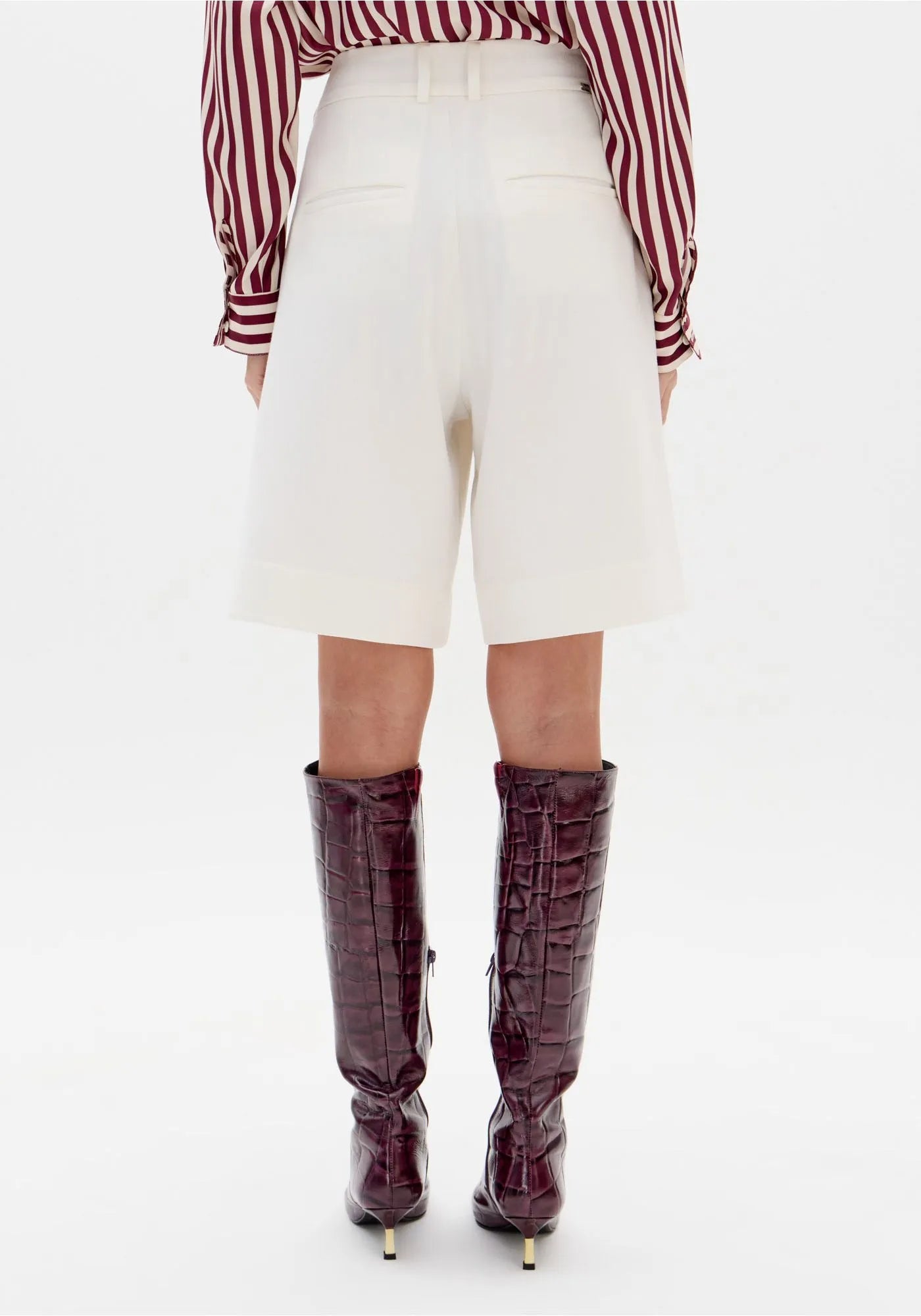 High waist tailored bermuda short Baroc Boutique