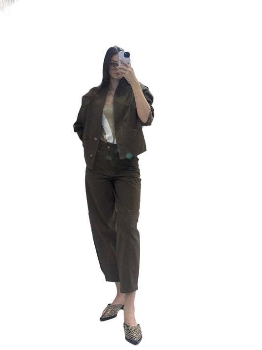 High waisted barrel pants Baroc Boutique