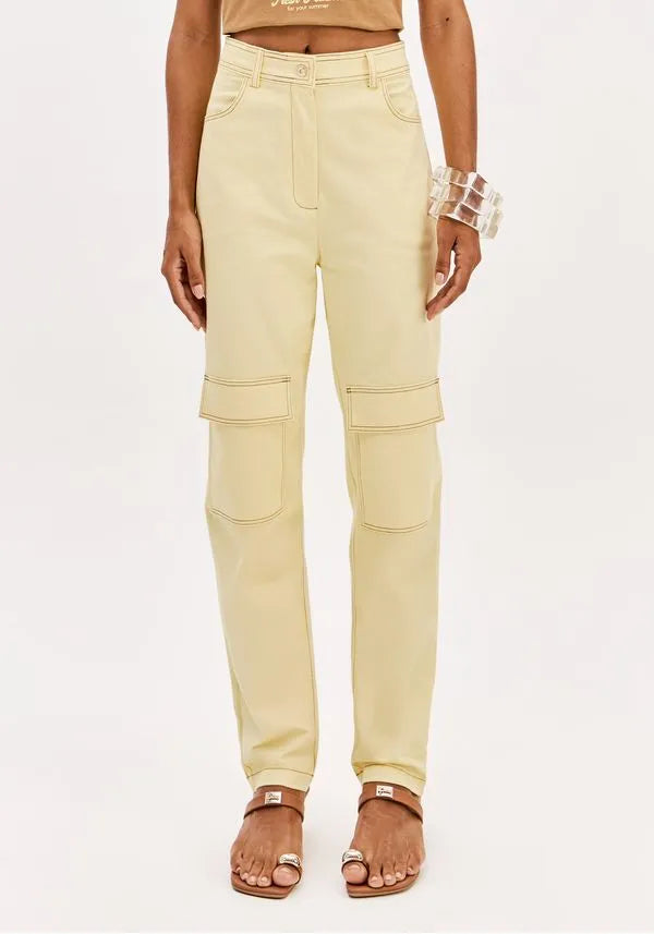 High-waisted carrot pants with pockets Baroc Boutique