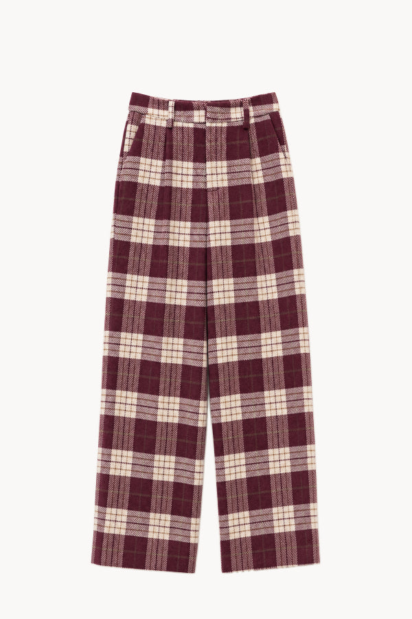High waisted plaid pants Baroc Boutique