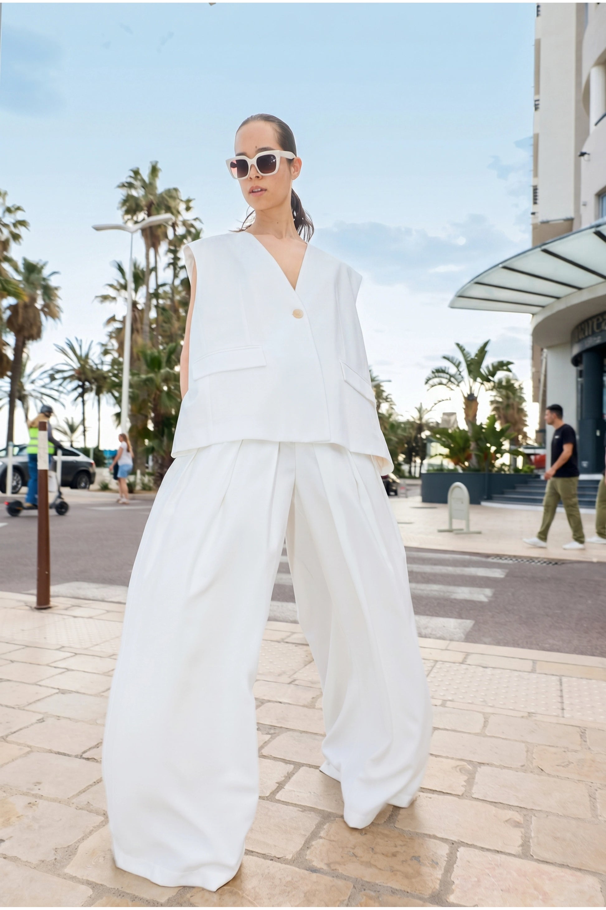 High-waisted wide leg pants Baroc Boutique