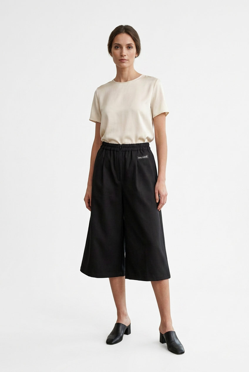 Inna Manoli zip culotte with elastic band Baroc Boutique