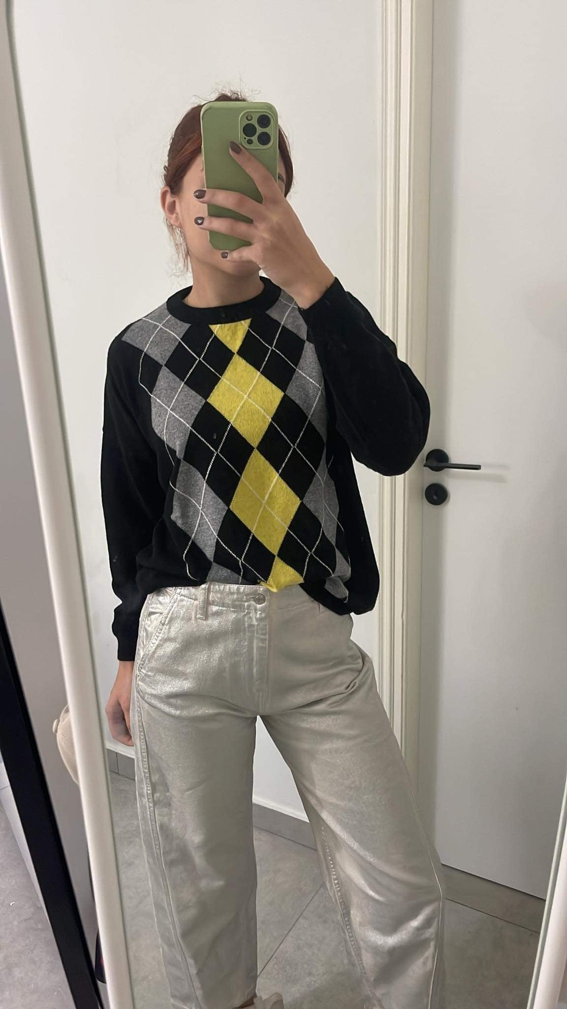 Knitwear with rhombus pattern Baroc Boutique