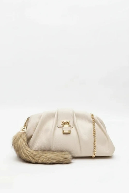 Lança Perfume Structured Clutch Bag with Padlock Ornament Baroc Boutique