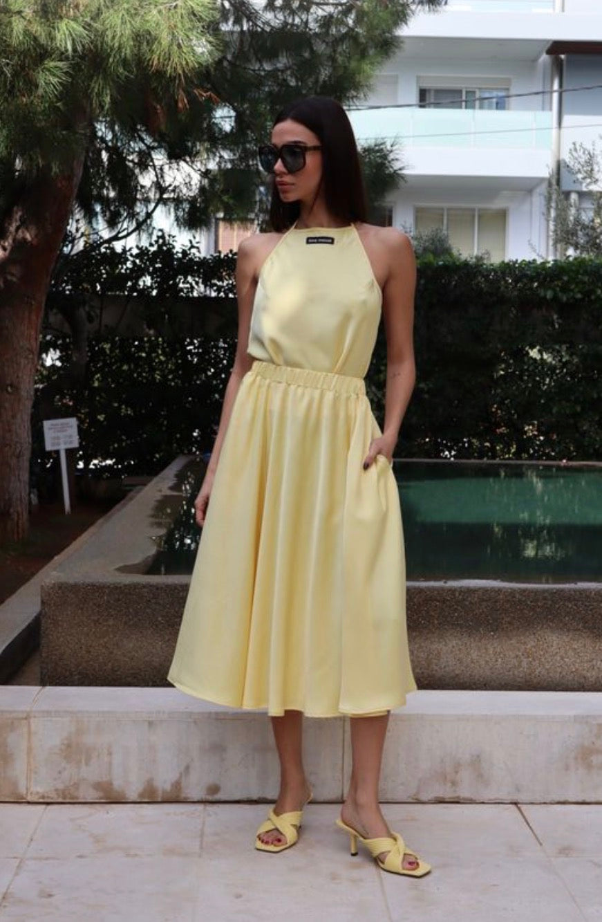 Lemon midi skirt Baroc Boutique