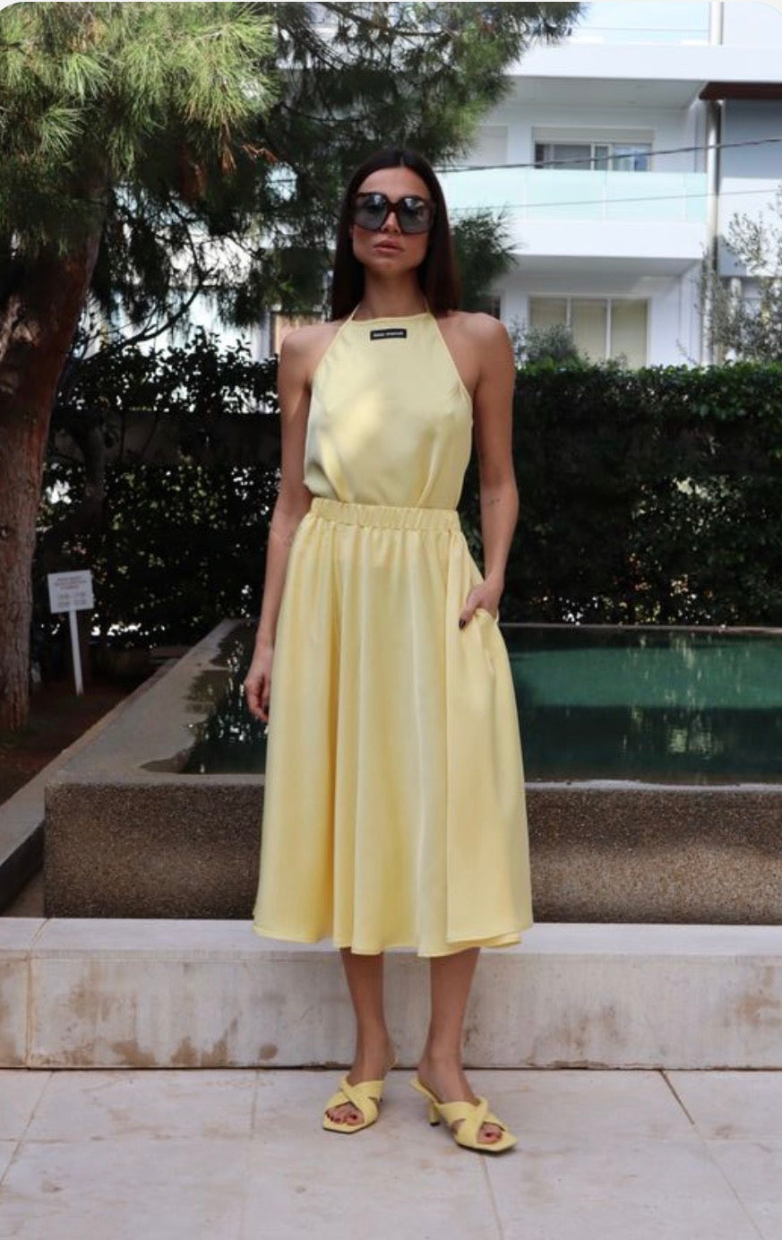 Lemon midi skirt Baroc Boutique