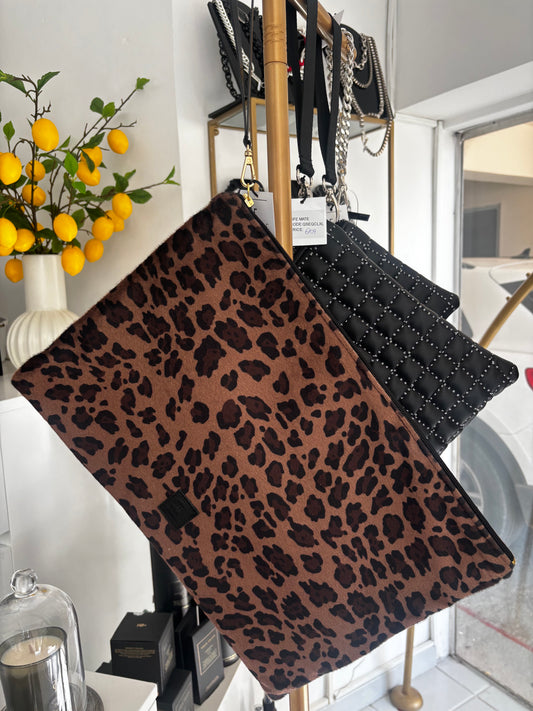 Leopard clutch bag Baroc Boutique