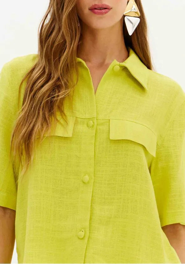 Lime short crop short Baroc Boutique